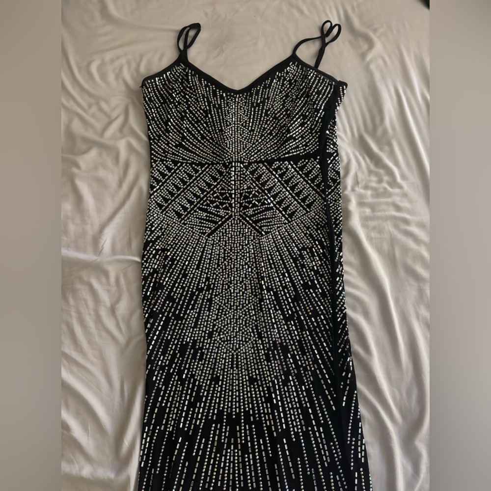 sparkly prom dress